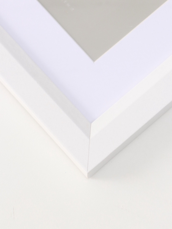 Фоторамка МДФ Фоторамка МДФ "Anna" 15х20 см, с паспарту (10х15 см), белый (пластиковый экран)