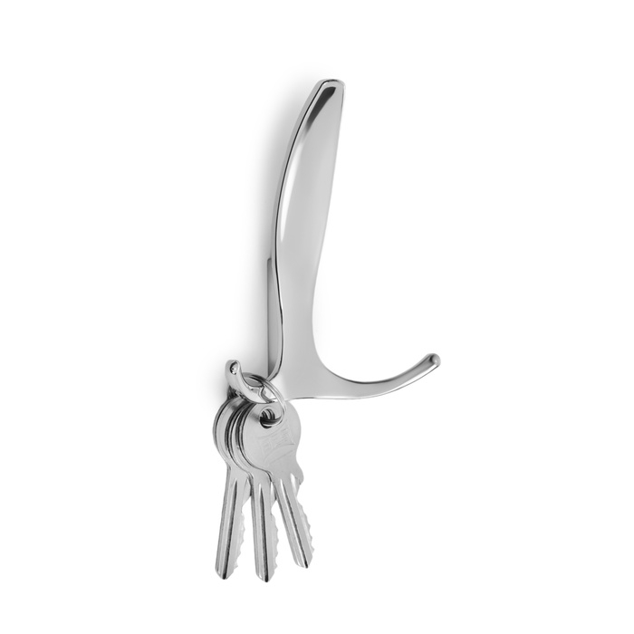 Крючок мебельный CAPPIO FLAT, трехрожковый, хром Крючок мебельный CAPPIO FLAT, трехрожковый, хром