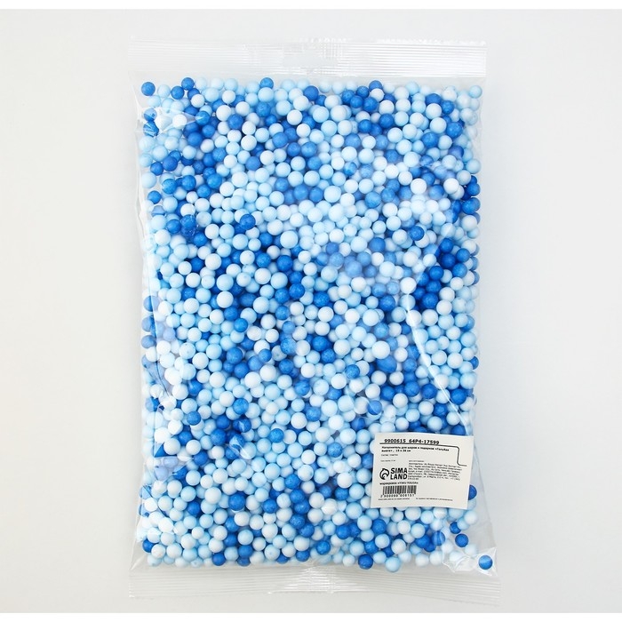 Наполнитель для шаров и подарков, упаковка, «Голубая вьюга» , 15 х 26 см Наполнитель для шаров и подарков, упаковка, «Голубая вьюга» , 15 х 26 см