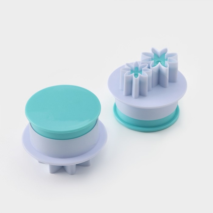 Набор плунжеров кондитерских Доляна «Цветы», 2 шт Набор плунжеров кондитерских Доляна «Цветы», 2 шт