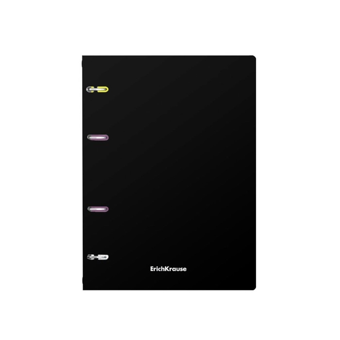 Тетрадь на кольцах, 80 листов в клетку, ErichKrause Classic, пластиковая обложка, блок офсет 100% белизна, МИКС Тетрадь на кольцах, 80 листов в клетку, ErichKrause Classic, пластиковая обложка, блок офсет 100% белизна, МИКС