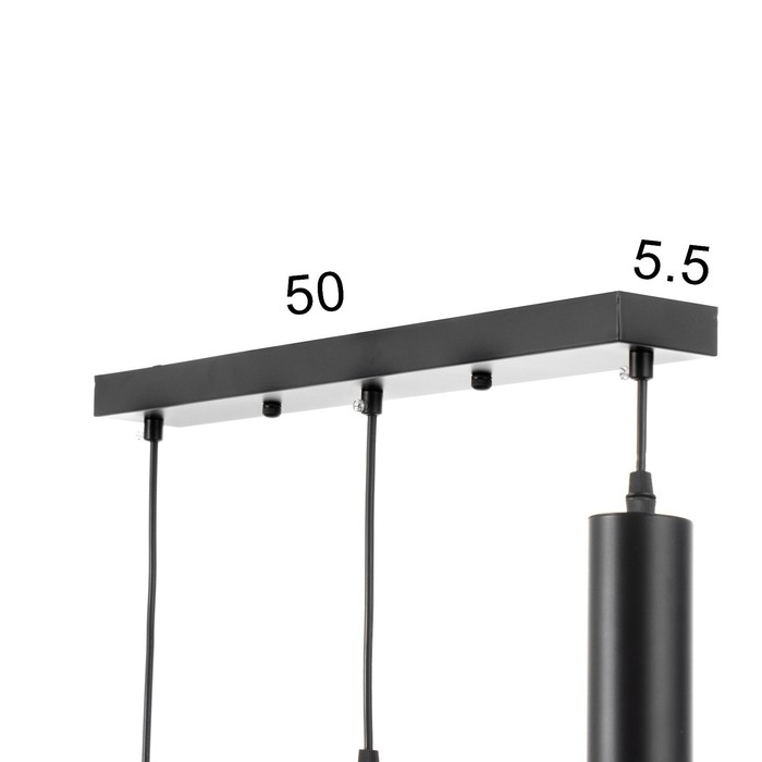 Светильник BayerLux Подвес BayerLuxной "Герона" 3хLED 9Вт 4000К черный золото 50х5х50-200см   980212