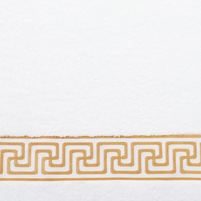 Полотенце махровое Bend цвет белый, 70Х120, 420г/м хл100%