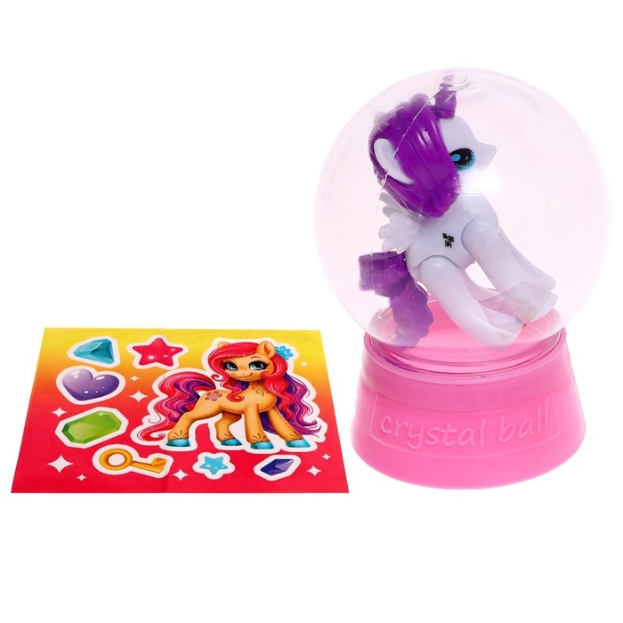 Игрушка «Милый пони» с наклейками, МИКС Игрушка «Милый пони» с наклейками, МИКС