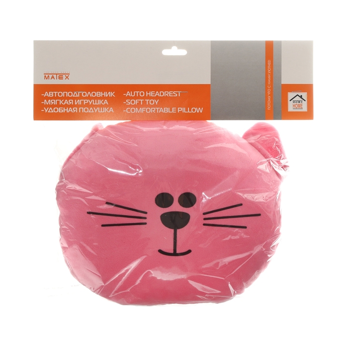 Подушка на подголовник МАТЕХ MIMIMISH LINE, 33 х 31 х 10 см, розовый Подушка на подголовник МАТЕХ MIMIMISH LINE, 33 х 31 х 10 см, розовый