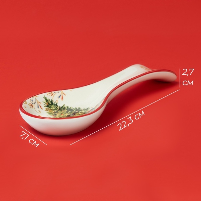 Подставка под ложку Подставка под ложку "Волшебное дерево" 22,3x7,1x2,7 см