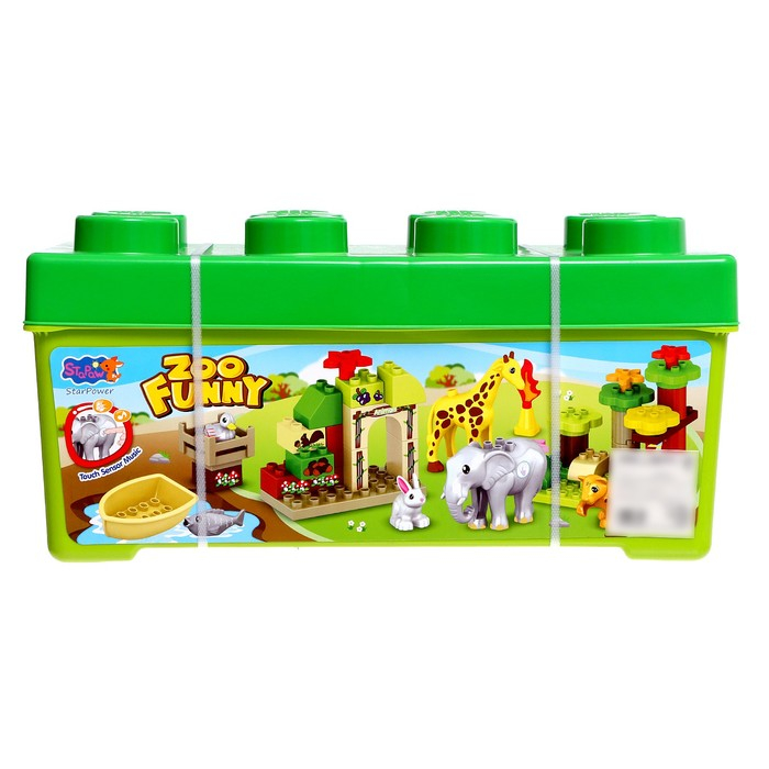 Конструктор «Забавный зоопарк», 47 деталей Конструктор «Забавный зоопарк», 47 деталей