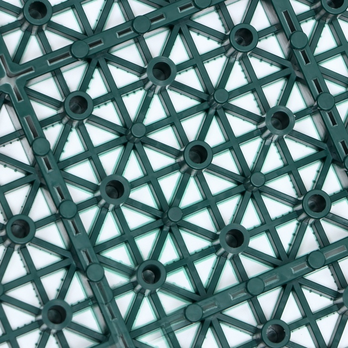 Универсальное покрытие POL-PLAST 30 х 30 см, зеленый, набор 9 шт Универсальное покрытие POL-PLAST 30 х 30 см, зеленый, набор 9 шт