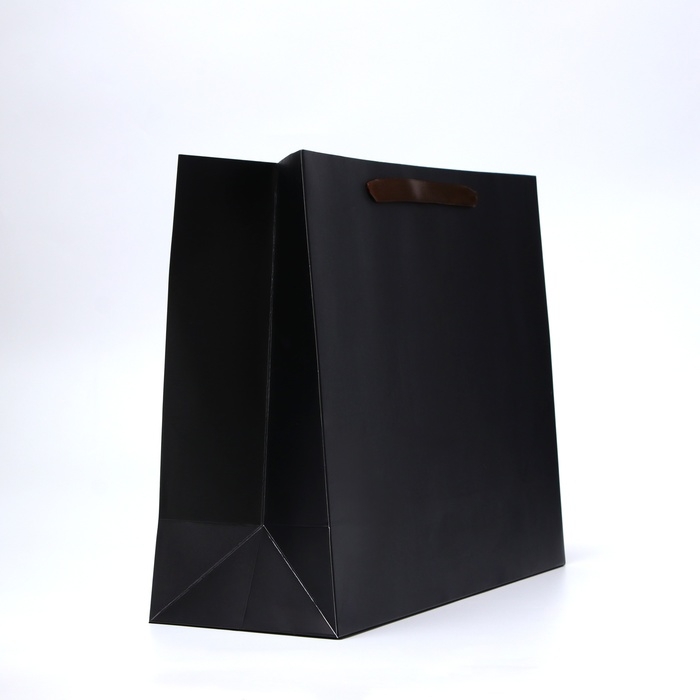 Пакет ламинированный горизонтальный «Черный», L 40 × 31 × 14 см Пакет ламинированный горизонтальный «Черный», L 40 × 31 × 14 см