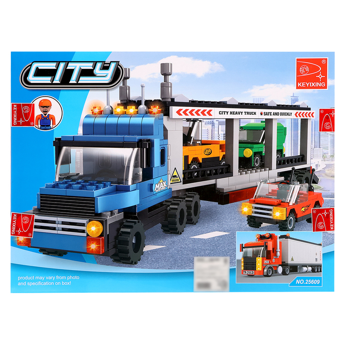 Конструктор «Автовоз», 458 деталей Конструктор «Автовоз», 458 деталей