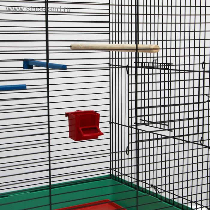 Клетка для попугая Клетка для попугая "Фиона", 4 яруса, 48 х 38 х 65 см, микс цветов