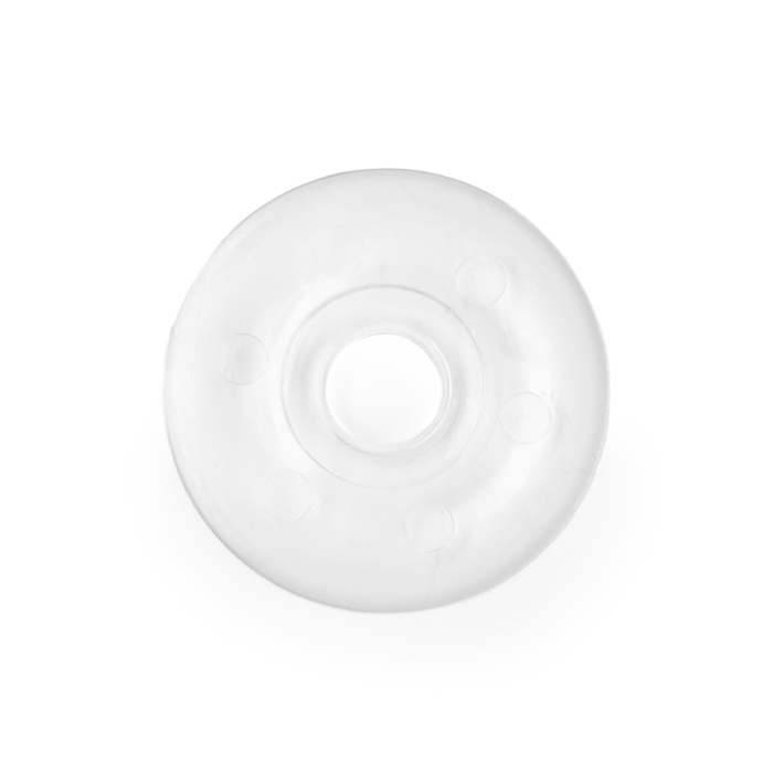 Термошайба ТУНДРА, кровельная, для поликарбоната, без колпачка, М22х6 мм, прозрачный, 25 шт