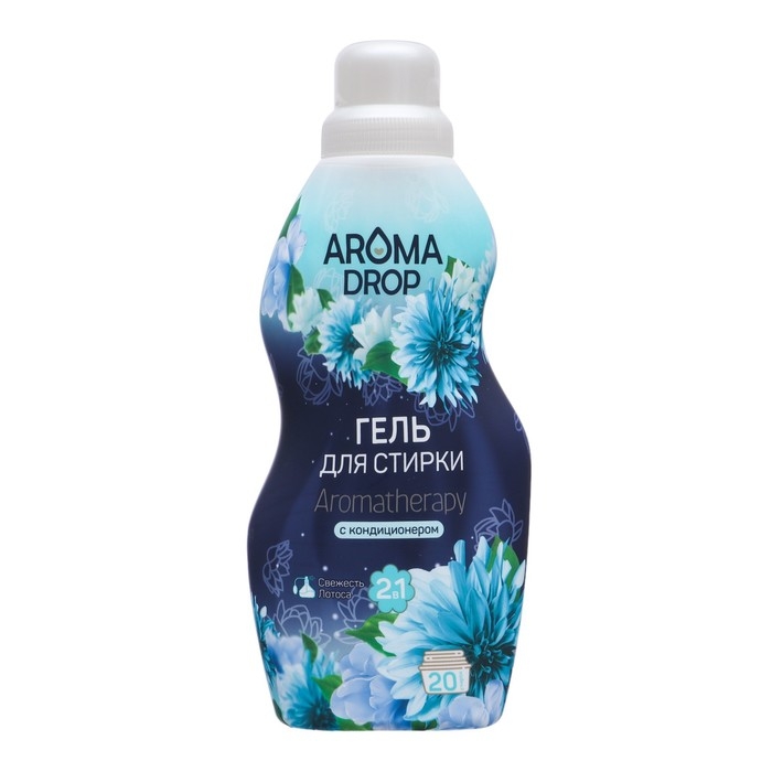 Гель для стирки 2 в 1 AROMA DROP Aromatherapy   Гель для стирки 2 в 1 AROMA DROP Aromatherapy  "Свежесть лотоса", 1000 г