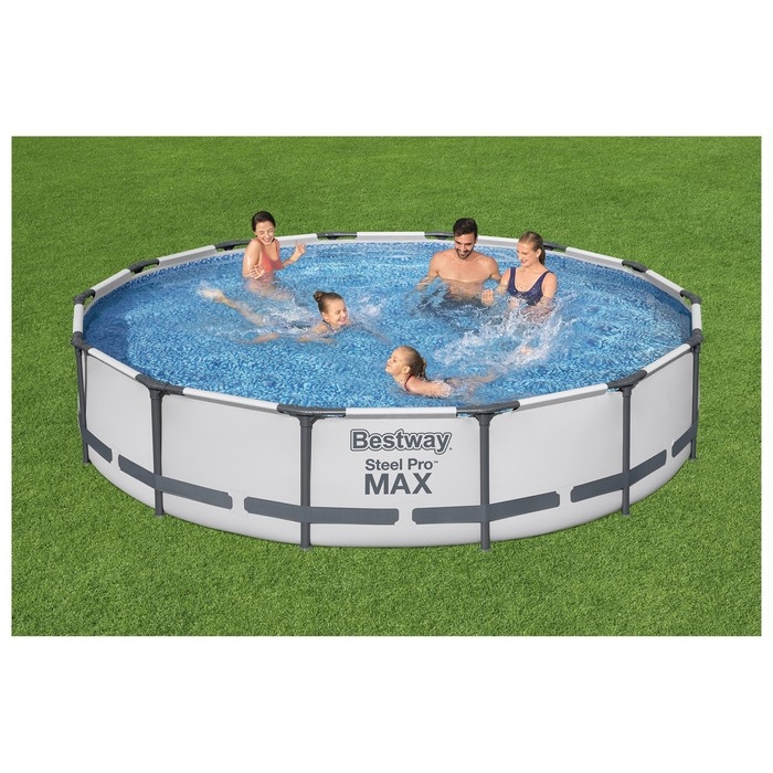 Бассейн каркасный Steel Pro MAX, 427 х 84 см, фильтр-насос, 56595 Bestway Бассейн каркасный Steel Pro MAX, 427 х 84 см, фильтр-насос, 56595 Bestway
