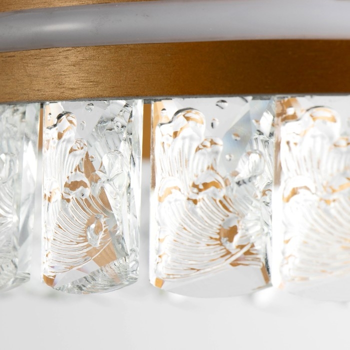 Светильник Светильник "Джес" LED 100Вт золото 39х39х9 см BayerLux