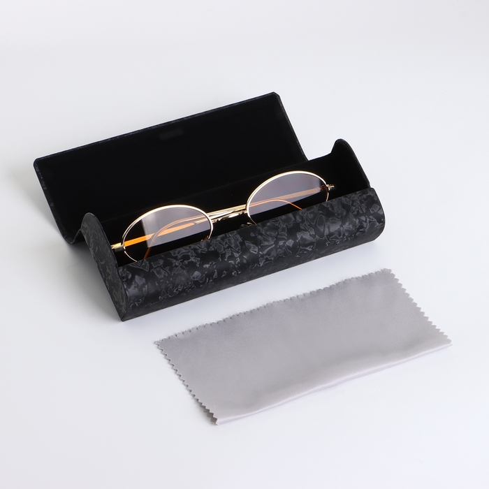 Футляр для очков на магните, длина 16 см, цвет чёрный Футляр для очков на магните, длина 16 см, цвет чёрный