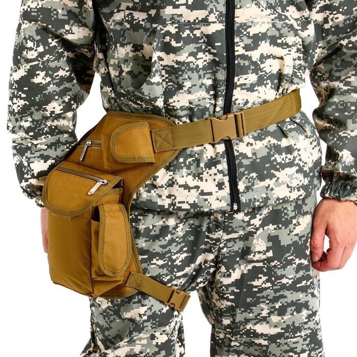 Сумка набедренная Сумка набедренная "Аdventure", песочная