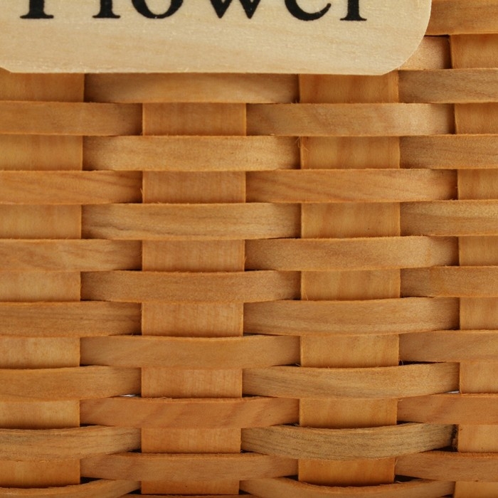 Корзина плетеная, 19,5 х 14 х 13/27 см, ротанг