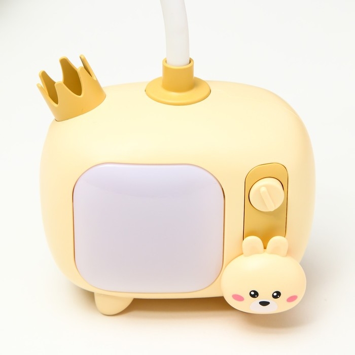 Настольная лампа  Настольная лампа "Зайка" LED 3Вт USB АКБ МИКС 6х9,5х22,5 см RISALUX