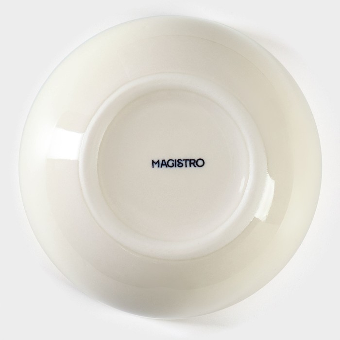 Соусник фарфоровый Magistro Ocean, 300 мл, d=11,3 см, цвет синий Соусник фарфоровый Magistro Ocean, 300 мл, d=11,3 см, цвет синий