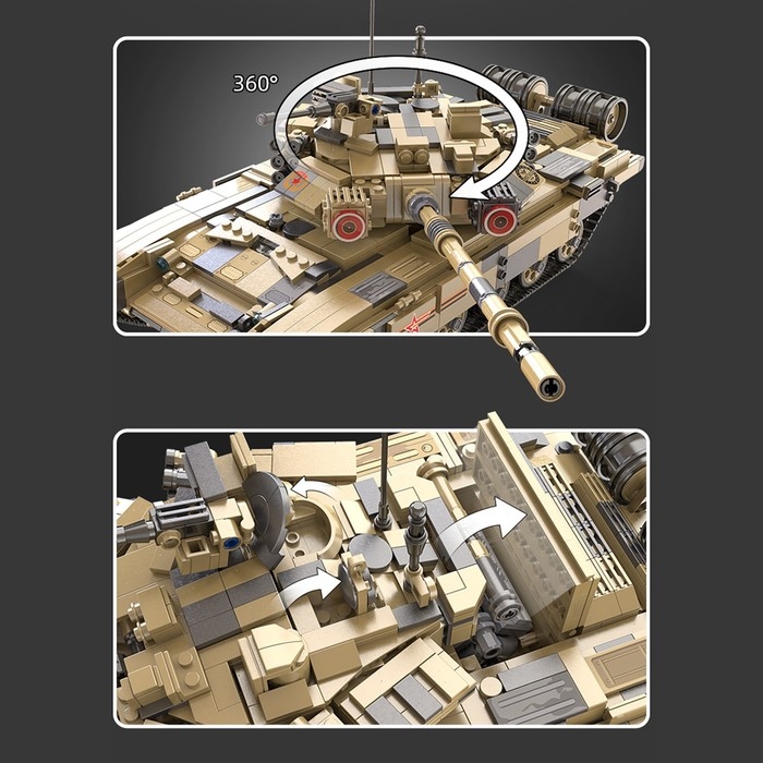 Конструктор Техно «Танк», 1722 детали Конструктор Техно «Танк», 1722 детали
