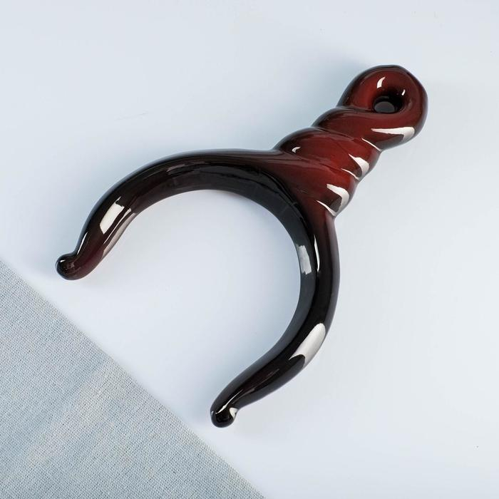 Набор горшков  Набор горшков "Подарочный с ухватом" 4х0,85л / 27х21х13см, мак на черном