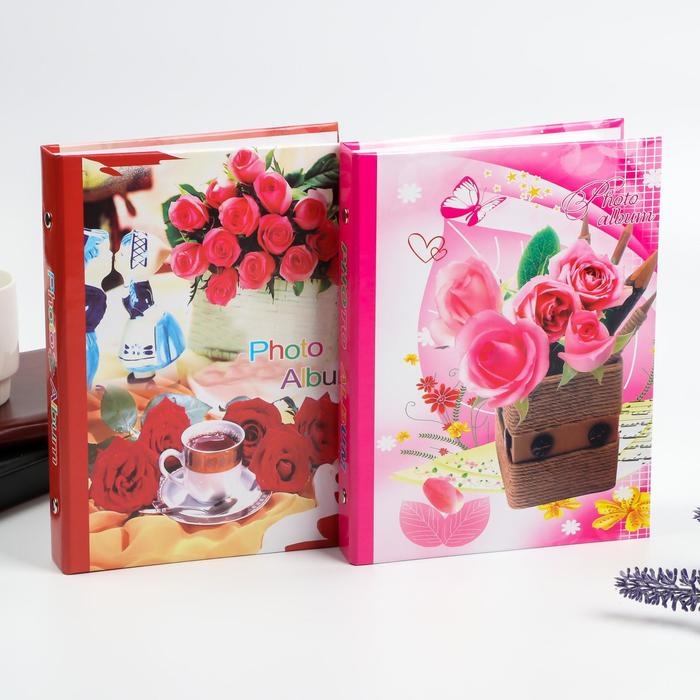 Фотоальбом 10*15 40 фото Фотоальбом 10*15 40 фото "Розы" МИКС