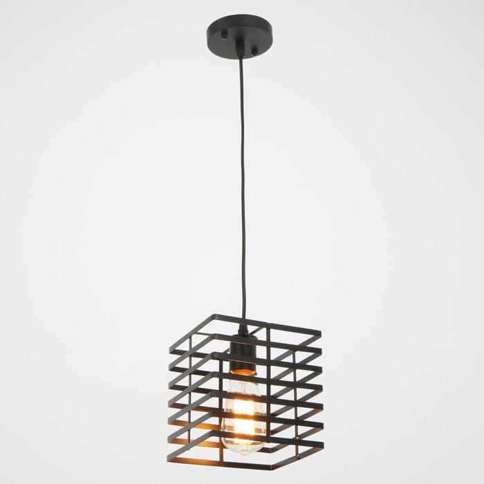 Светильник 88330/1 E27 40Вт черный 16х16х16-116 см Светильник 88330/1 E27 40Вт черный 16х16х16-116 см