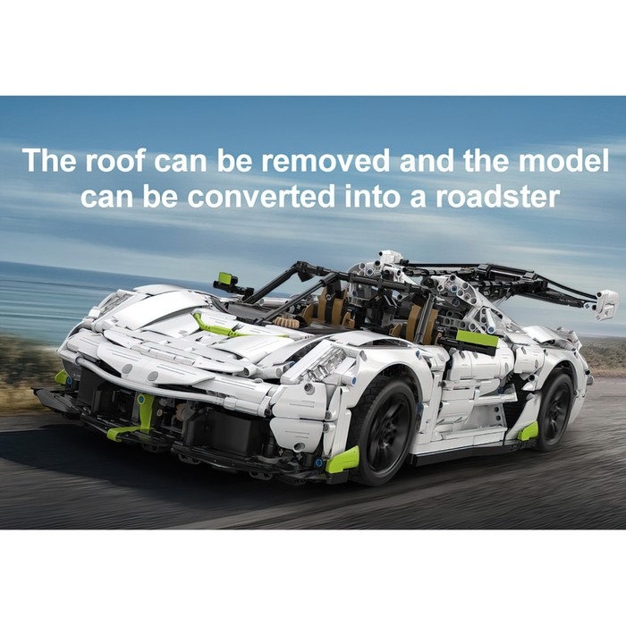 Конструктор Техно «Спорткар», 4346 деталей, масштаб 1:8 Конструктор Техно «Спорткар», 4346 деталей, масштаб 1:8