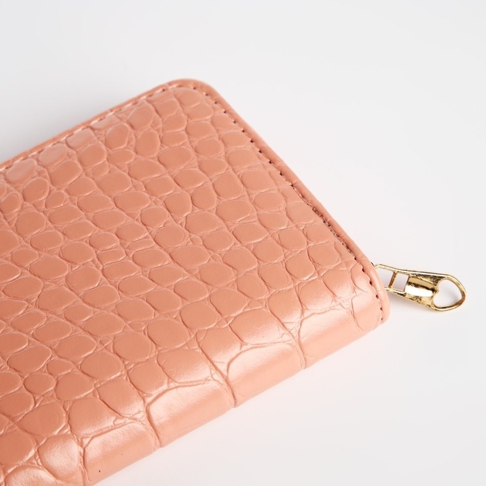 Кошелёк женский на молнии, цвет розовый Кошелёк женский на молнии, цвет розовый