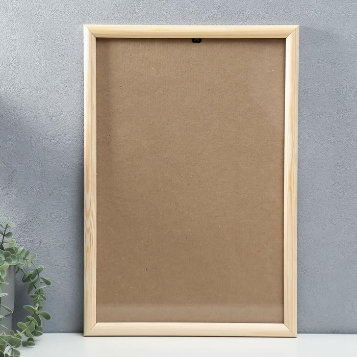 Фоторамка 30х45 см белое дерево № 5 Фоторамка 30х45 см белое дерево № 5