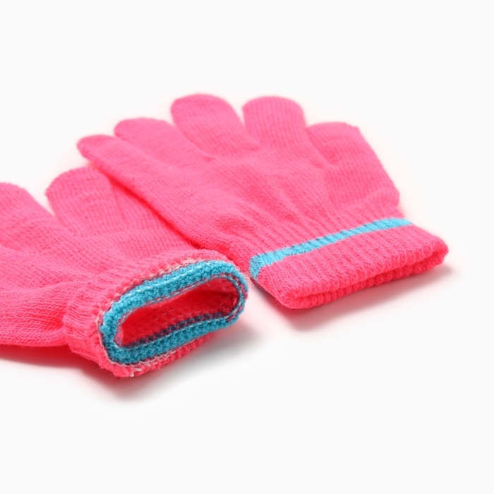 Перчатки детские MINAKU, цв. ярко-розовый, 15 см Перчатки детские MINAKU, цв. ярко-розовый, 15 см