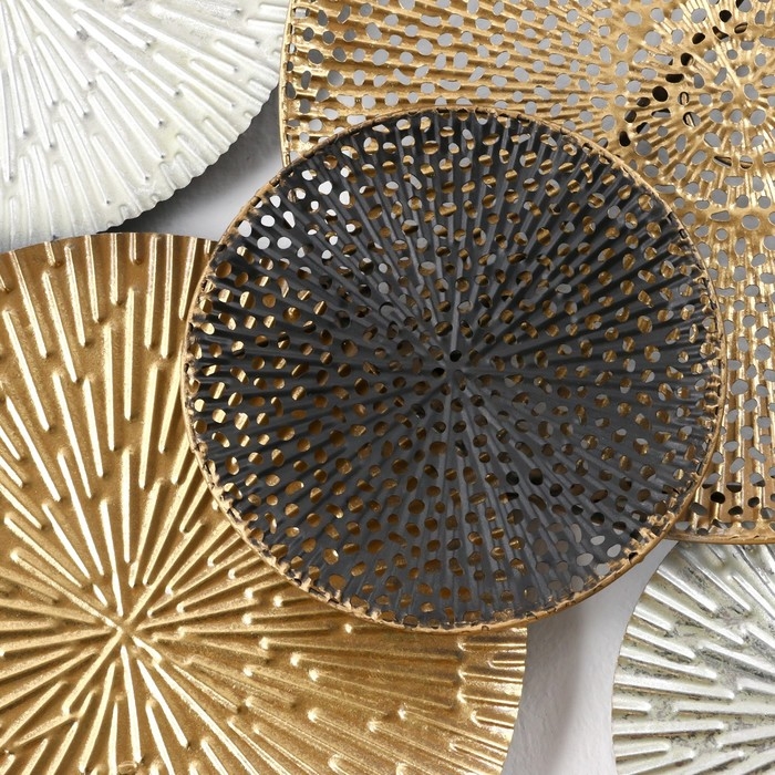 Декор настенный металл  Декор настенный металл "Золото инков" 97,5х10х45,5 см