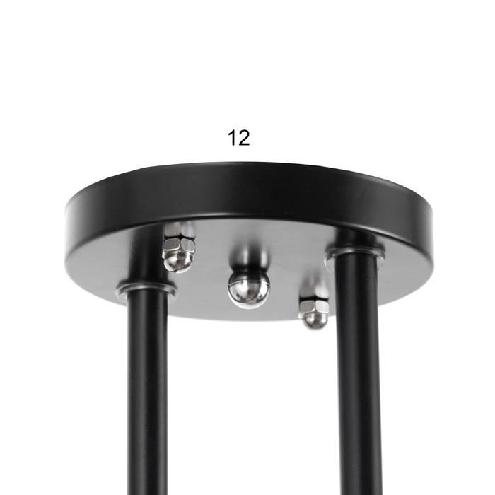 Люстра Люстра "Аврора" 2хЕ27 40Вт черный 48х26 см