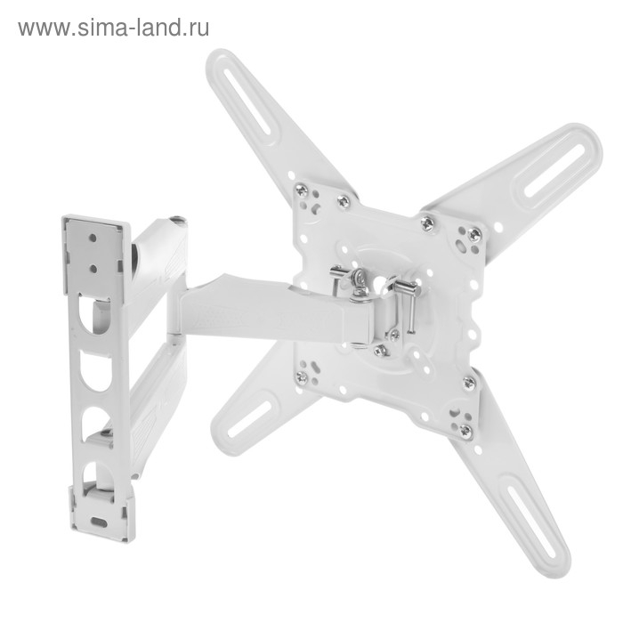 Кронштейн Kromax ATLANTIS-40, для ТВ, наклонно-поворотный, 22-65 Кронштейн Kromax ATLANTIS-40, для ТВ, наклонно-поворотный, 22-65", 60-523 мм от стены, белый