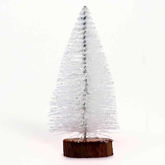 Новогодний декор «Ёлка в белом цвете с блёстками» 8 × 8 × 20 см Новогодний декор «Ёлка в белом цвете с блёстками» 8 × 8 × 20 см