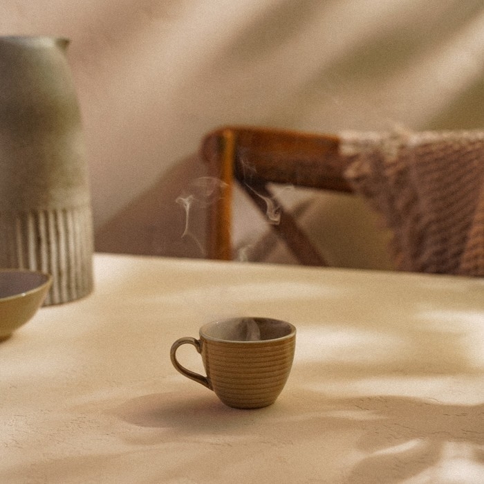 Кружка фарфоровая SL Home «Песчаный бриз», 250 мл, цвет бежевый Кружка фарфоровая SL Home «Песчаный бриз», 250 мл, цвет бежевый