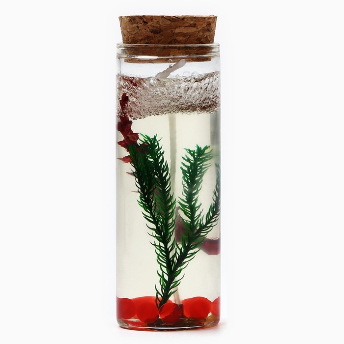 Новогодняя свеча интерьерная в колбе «Новый год: Рябина» 3х3х8см Новогодняя свеча интерьерная в колбе «Новый год: Рябина» 3х3х8см