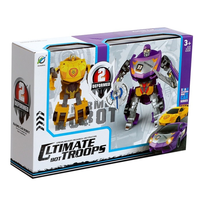 Набор роботов «Гоночные автомобили», трансформируются Набор роботов «Гоночные автомобили», трансформируются