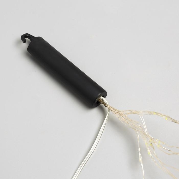 Гирлянда «Конский хвост» 10 нитей по 1 м, IP20, серебристая нить, 100 LED, свечение мульти, 12 В Гирлянда «Конский хвост» 10 нитей по 1 м, IP20, серебристая нить, 100 LED, свечение мульти, 12 В