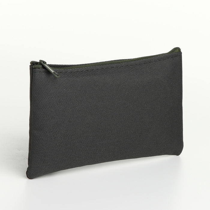 Косметичка на молнии, цвет хаки Косметичка на молнии, цвет хаки