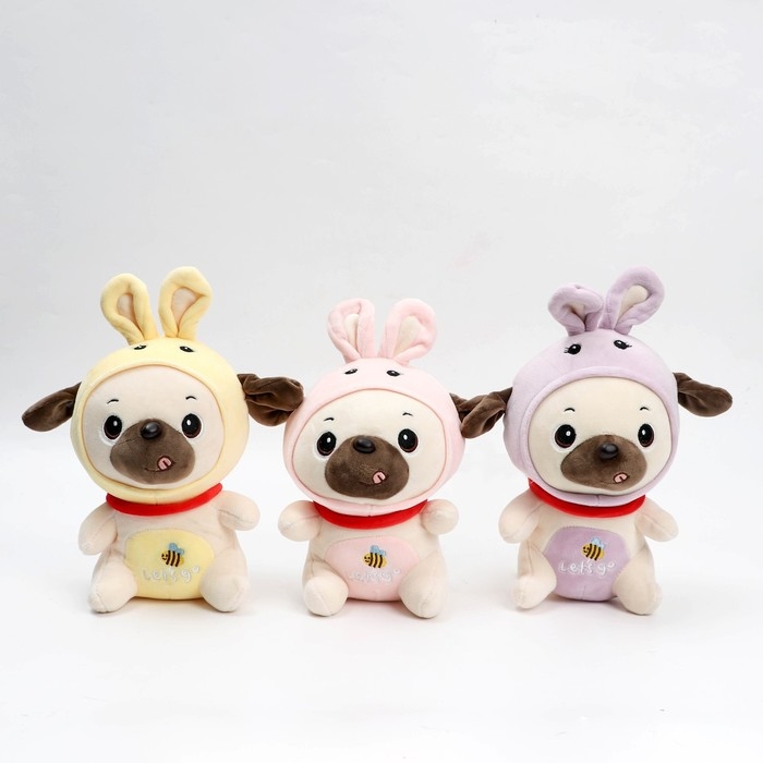 Мягкая игрушка «Мопсик», цвета МИКС