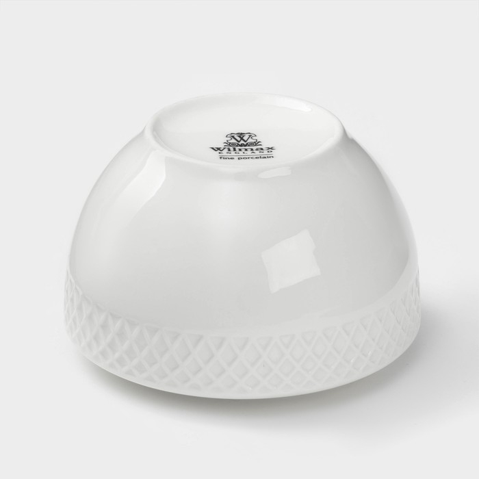 Сахарница фарфоровая с крышкой Wilmax «Юлия Высоцкая», 340 мл, цвет белый Сахарница фарфоровая с крышкой Wilmax «Юлия Высоцкая», 340 мл, цвет белый