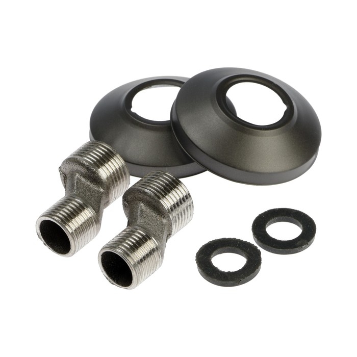 Смеситель для ванны ZEIN Z3842, однорычажный, душевой набор, лейка 5 режимов, графит Смеситель для ванны ZEIN Z3842, однорычажный, душевой набор, лейка 5 режимов, графит