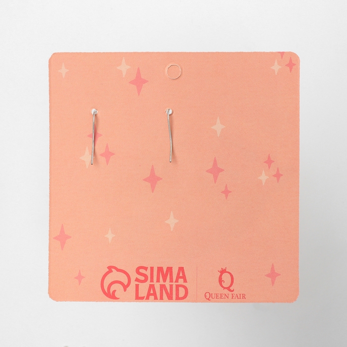 Новый год! Серьги «Новогодние» леденец, цвет бело-красный в серебре Новый год! Серьги «Новогодние» леденец, цвет бело-красный в серебре