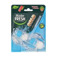 Блок для унитаза Master FRESH, DUO EFFECT 5в1 формула GOLD, морской, 1 шт