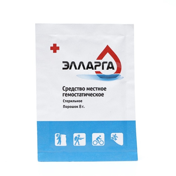 Средство местное гемостатическое «ЭЛЛАРГА», порошок, стерильное, 8  г. Средство местное гемостатическое «ЭЛЛАРГА», порошок, стерильное, 8  г.