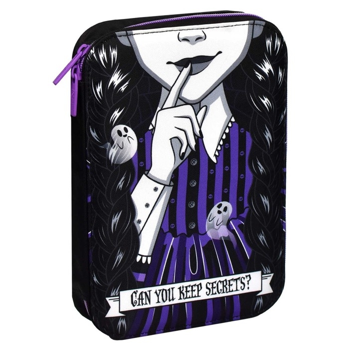 Пенал-футляр мягкий 165 х 235 х 30 мм, текстильный, Феникс Пенал-футляр мягкий 165 х 235 х 30 мм, текстильный, Феникс "Милая готика" 64994