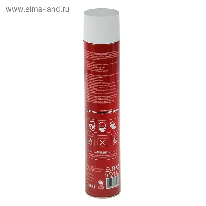 Пена монтажная ЛОМ, адаптерная, всесезонная, 750 мл Пена монтажная ЛОМ, адаптерная, всесезонная, 750 мл