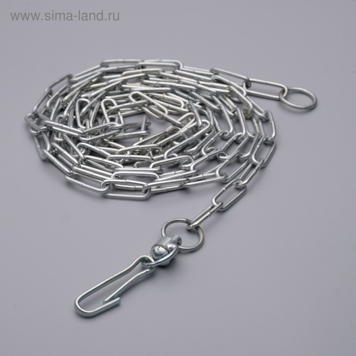 Цепь привязочная с длинным звеном, 26 х 3 мм, длина 3 м Цепь привязочная с длинным звеном, 26 х 3 мм, длина 3 м